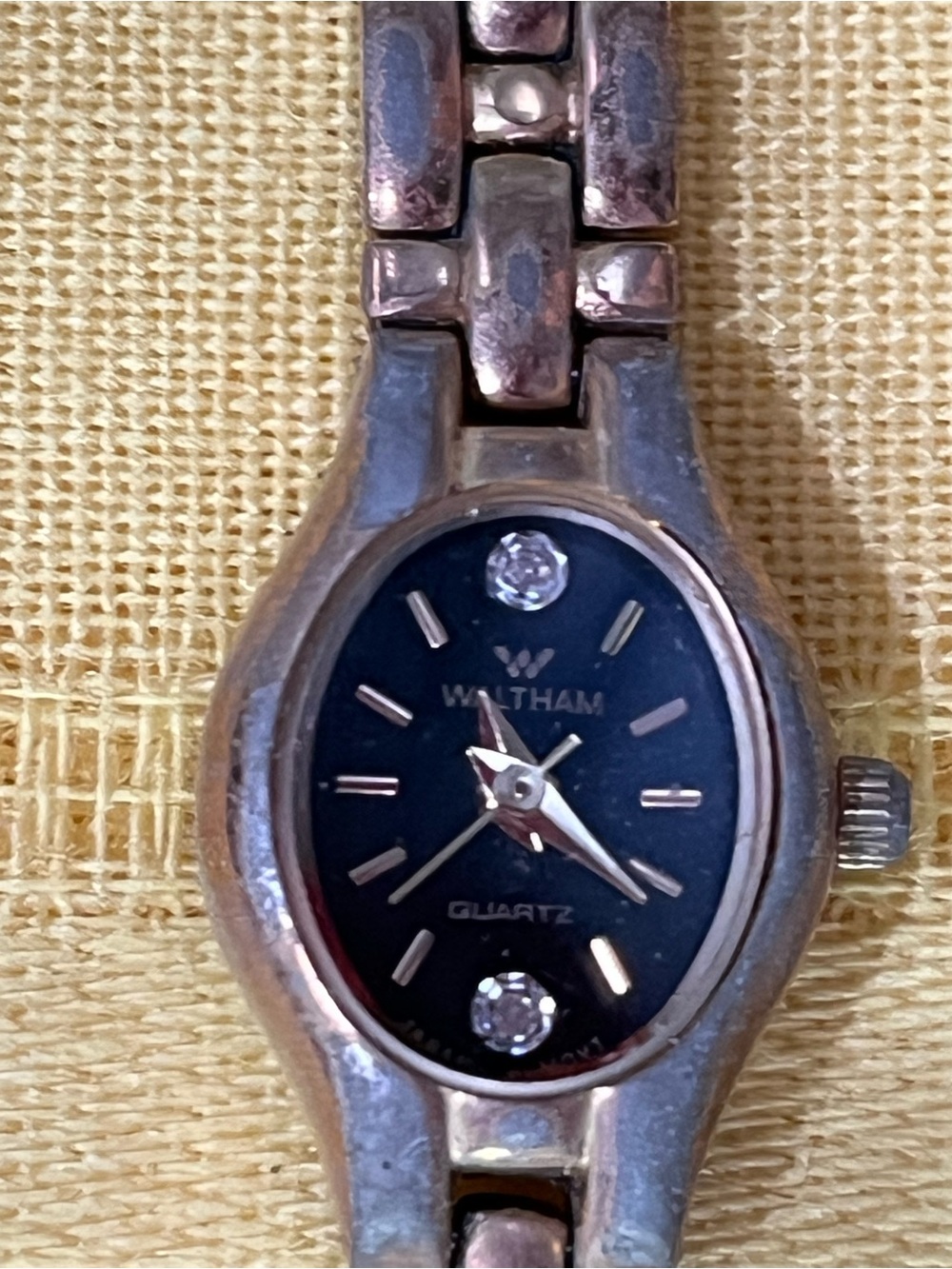 Vintage Waltham Diamond Quartz Watch